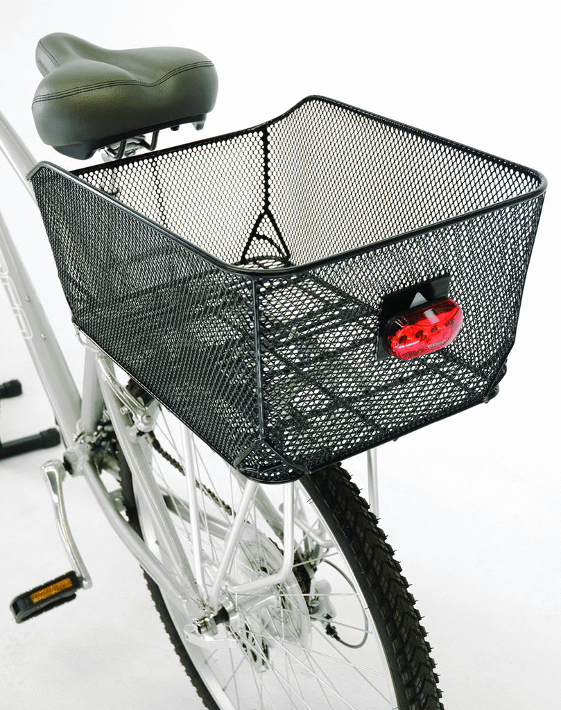 folding rear bike basket