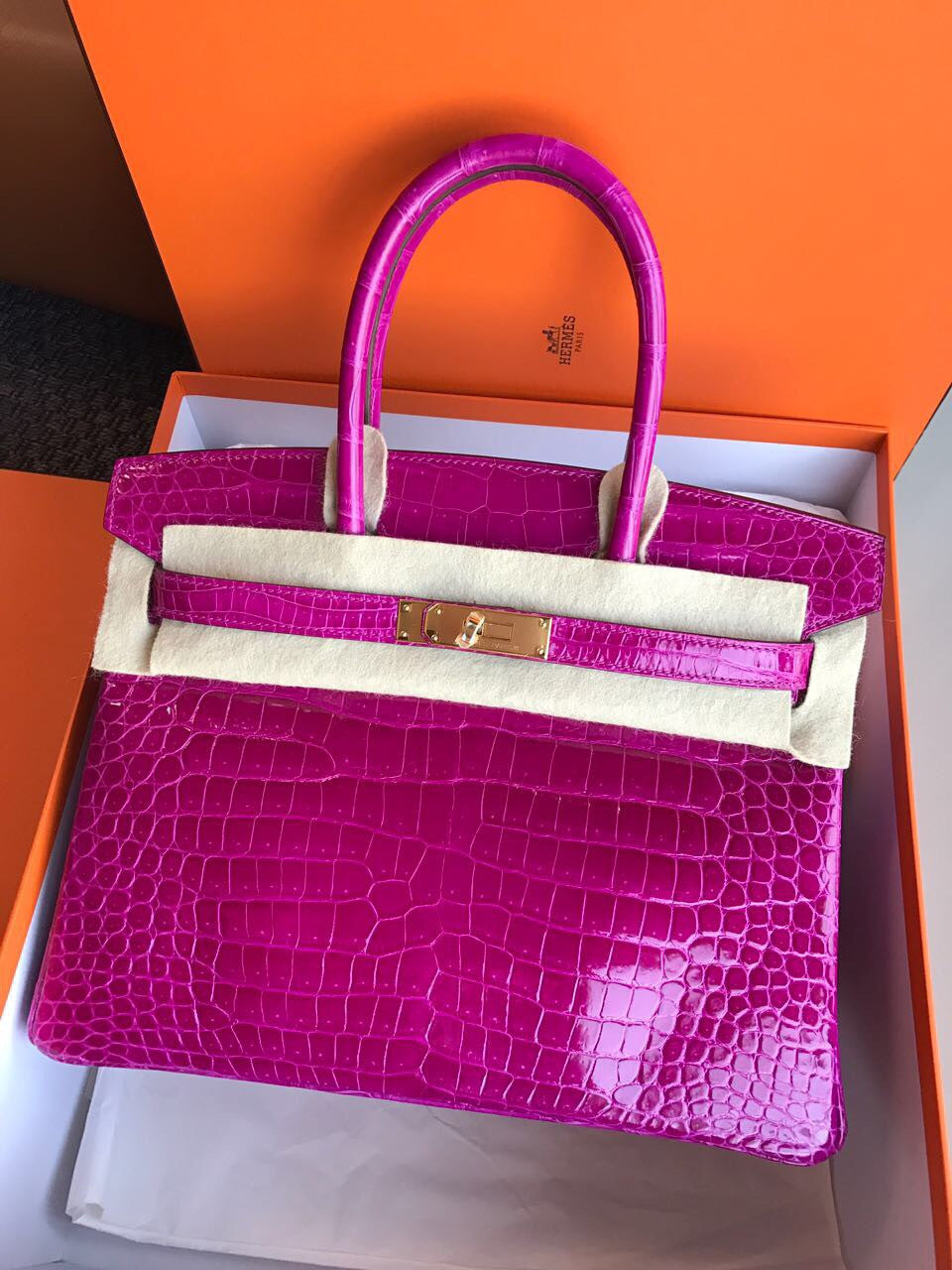 hermes birkin rose scheherazade