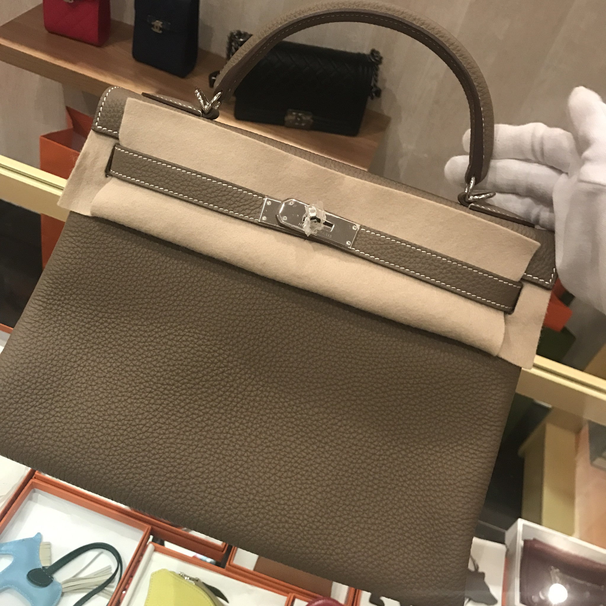 hermes kelly 32 etoupe