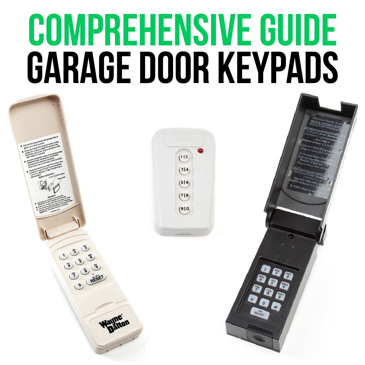 Wayne Dalton Garage Door Keypads Comprehensive Guide 9209