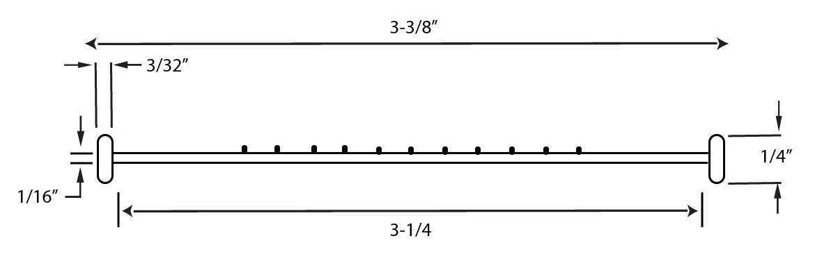 1/4" T Shape Garage Door Weather Seal