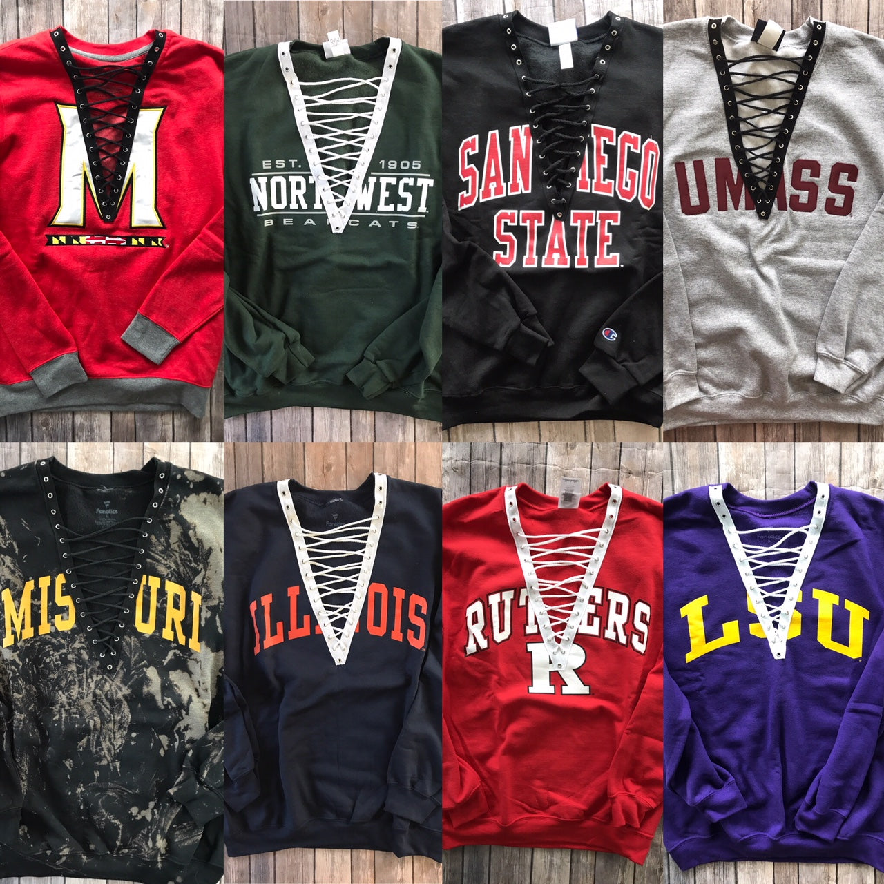 custom college sweatshirts