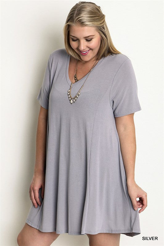 t shirt dress curvy