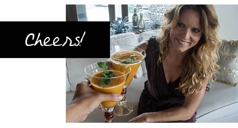 Georgia Peach Cocktail Drink Recipe - Cheers with designer Lizzy Lahive