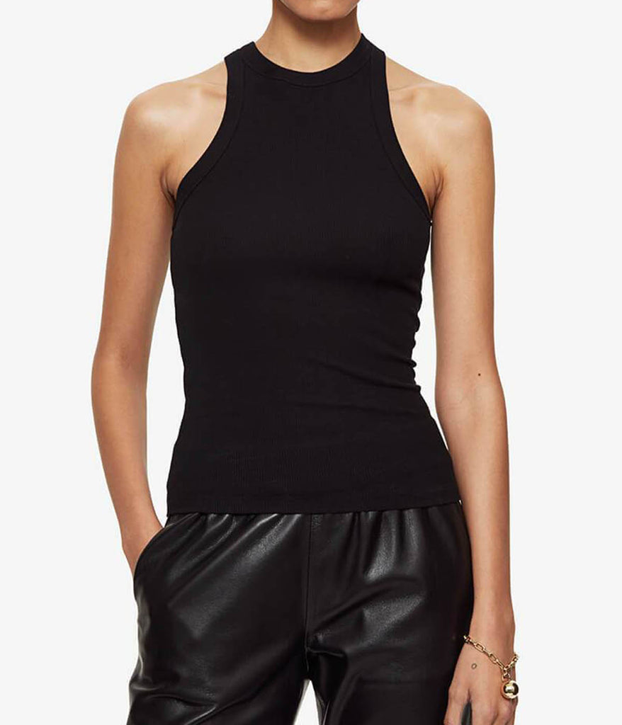 Isabel Rib Tank in Black – Citizens of Humanity