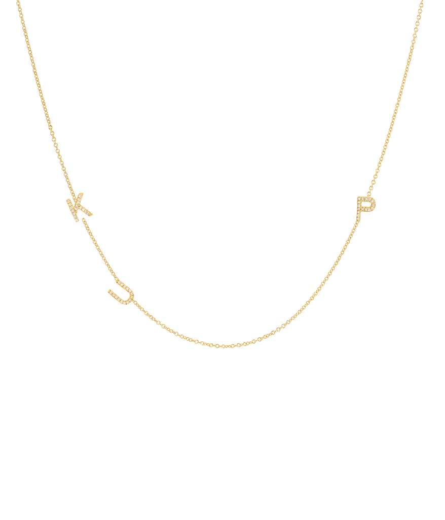 Side Initial Necklace – adorn512