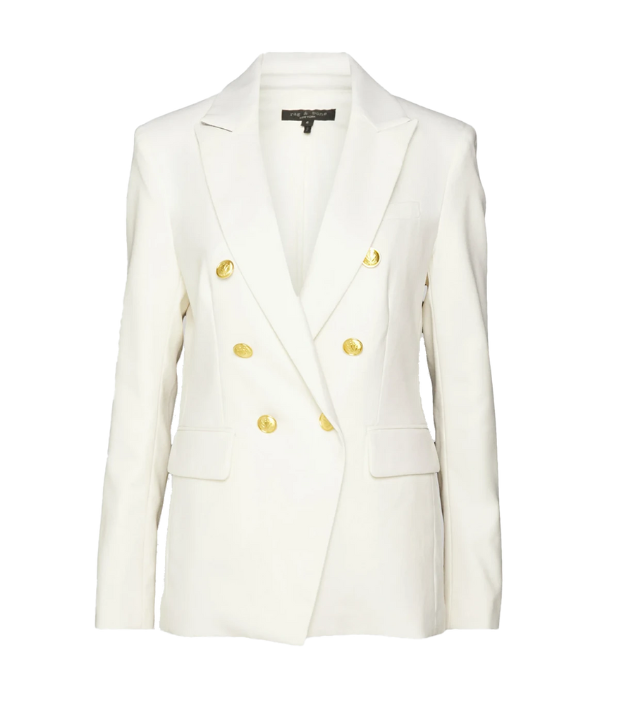 Preston Blazer in White – Calexico