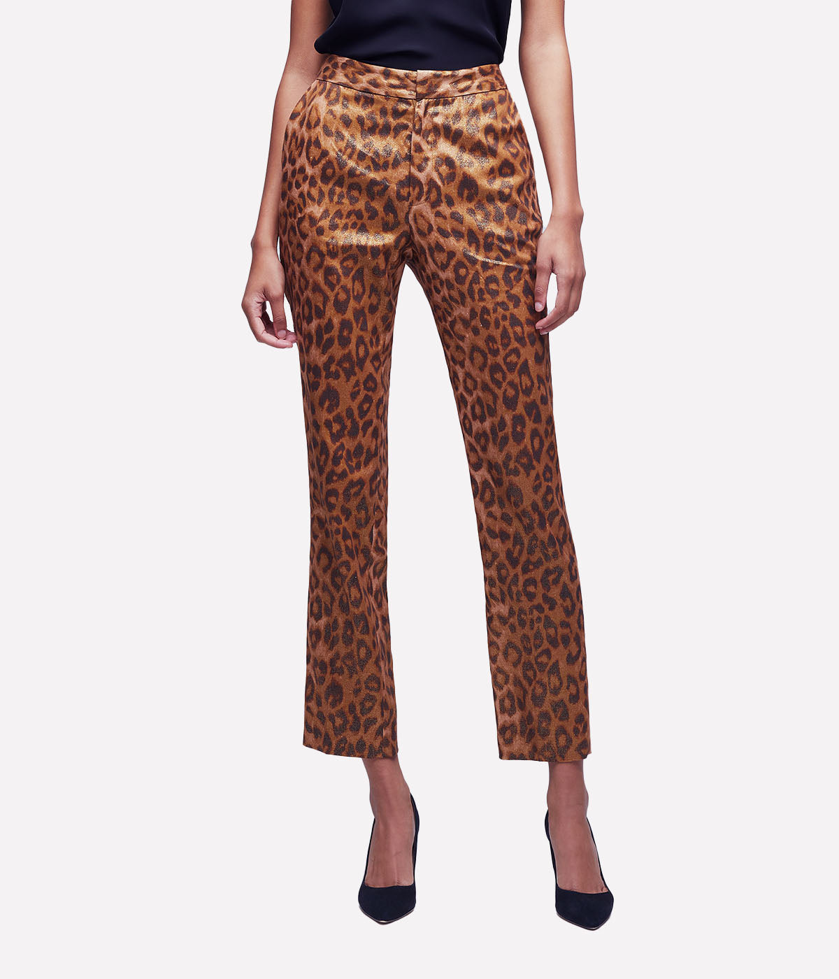 Rebel Trouser in Gold Multi & Cheetah – Calexico