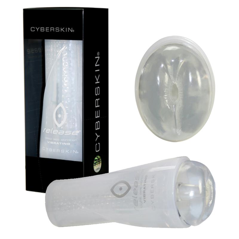 Cyberskin Release Tight Ass Stroker Clear Luxury Toys