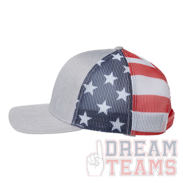 American Flag Mesh Hat