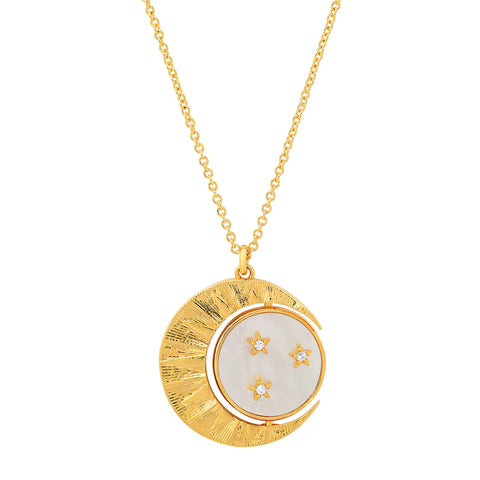Mother Moon Spinny Necklace