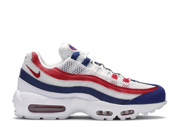 red blue white air max 95