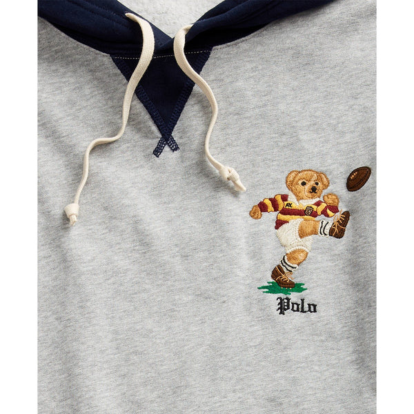 rugby bear fleece hoodie