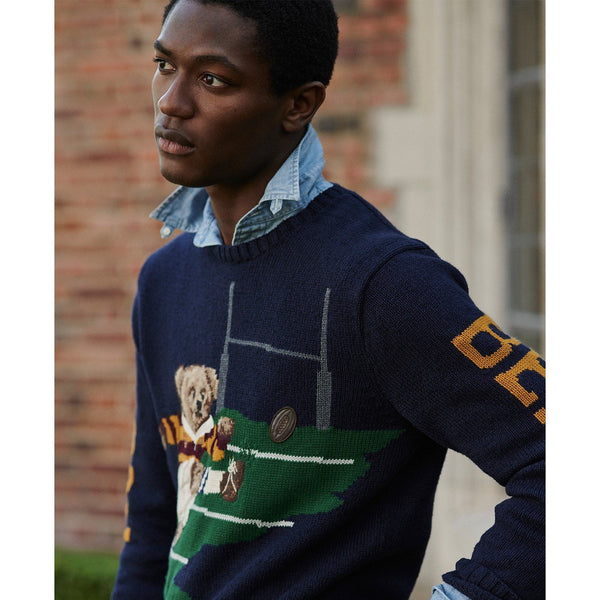 ralph lauren bear sweater