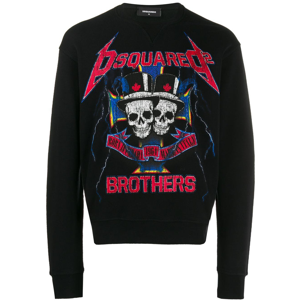 dsquared2 graphic sweatshirt