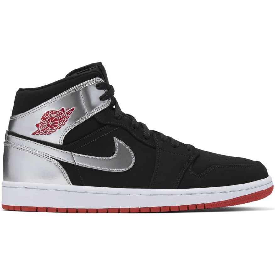 jordan 1 silver and black