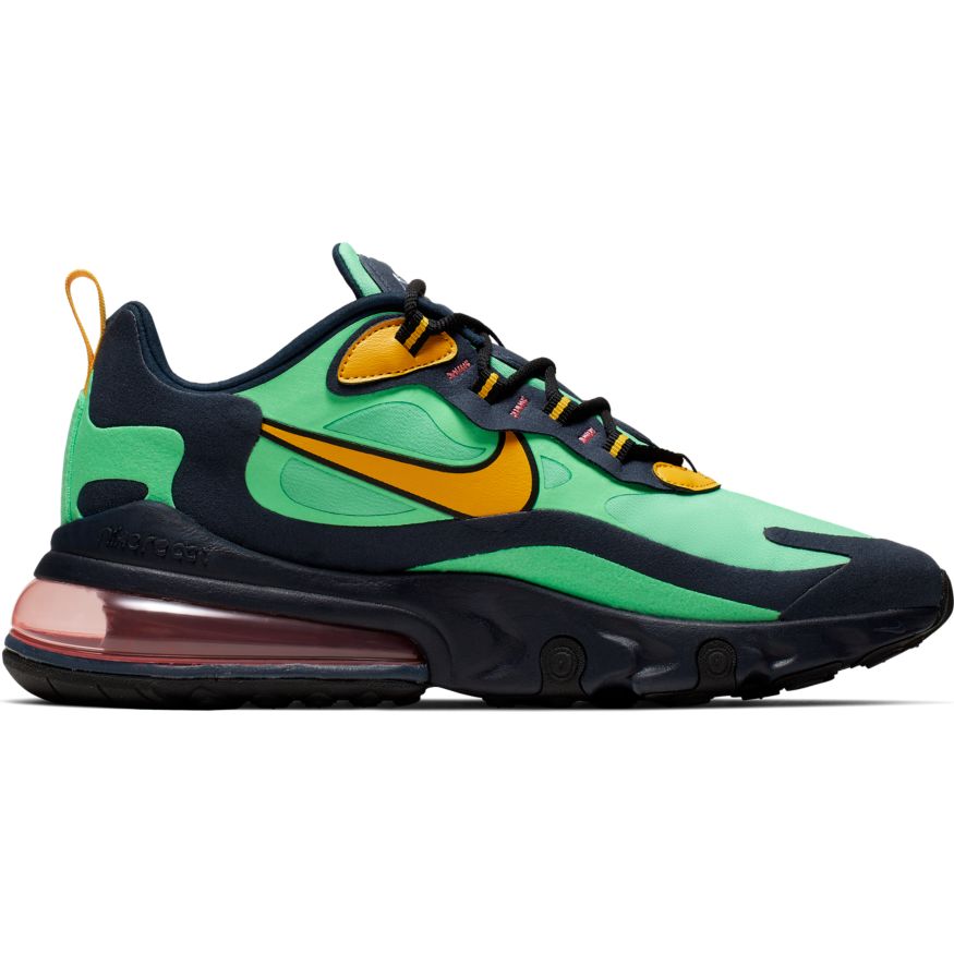 green and yellow nike air max