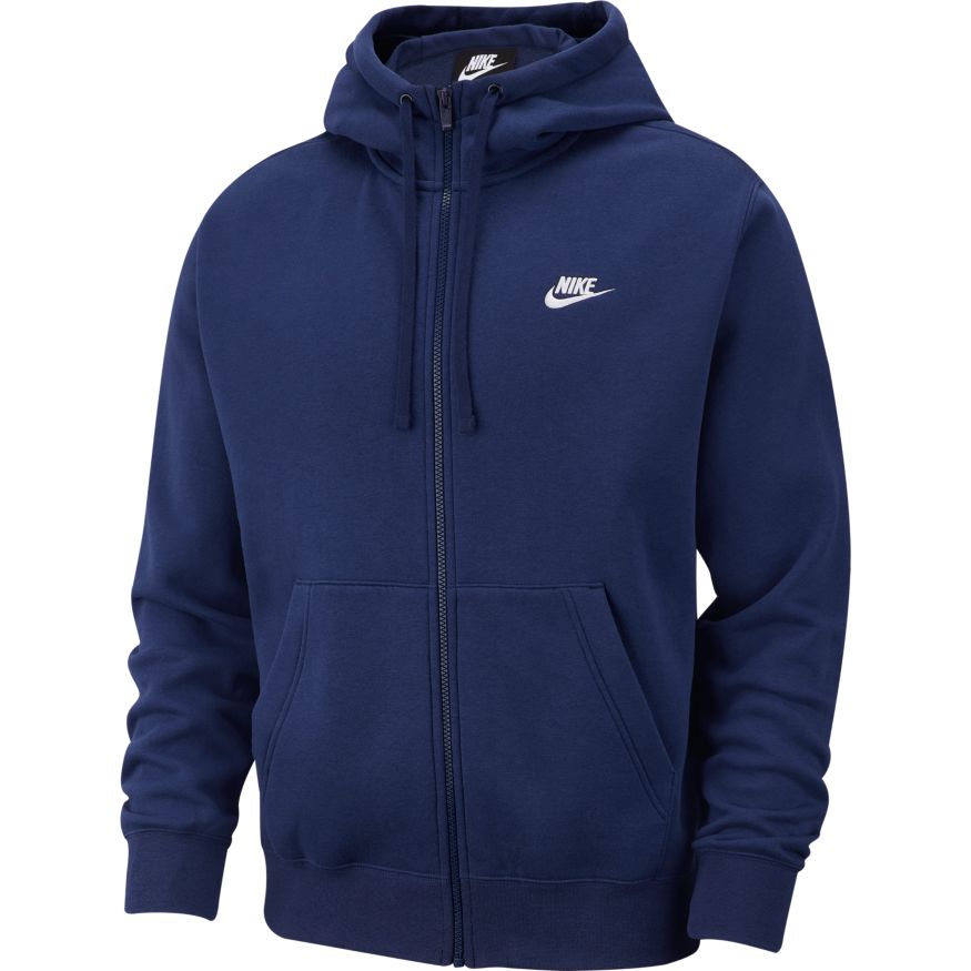 nike club fleece navy