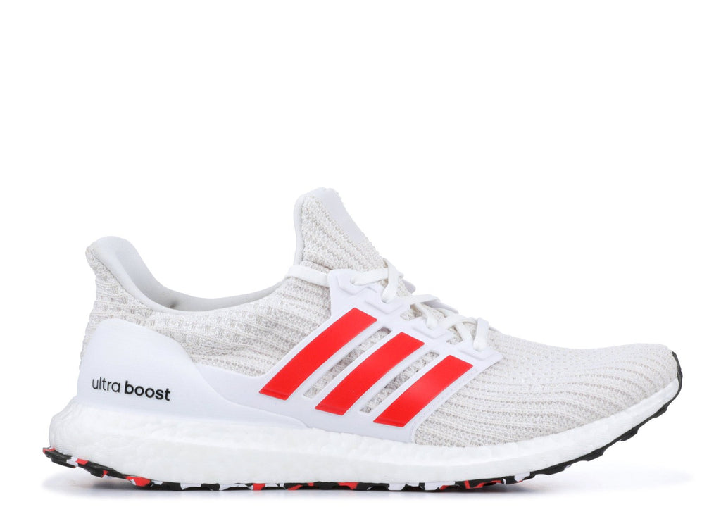 ADIDAS Ultraboost 4.0, White/ Active Red –