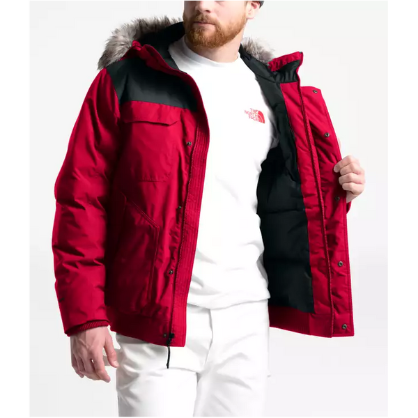 north face gotham 3 red
