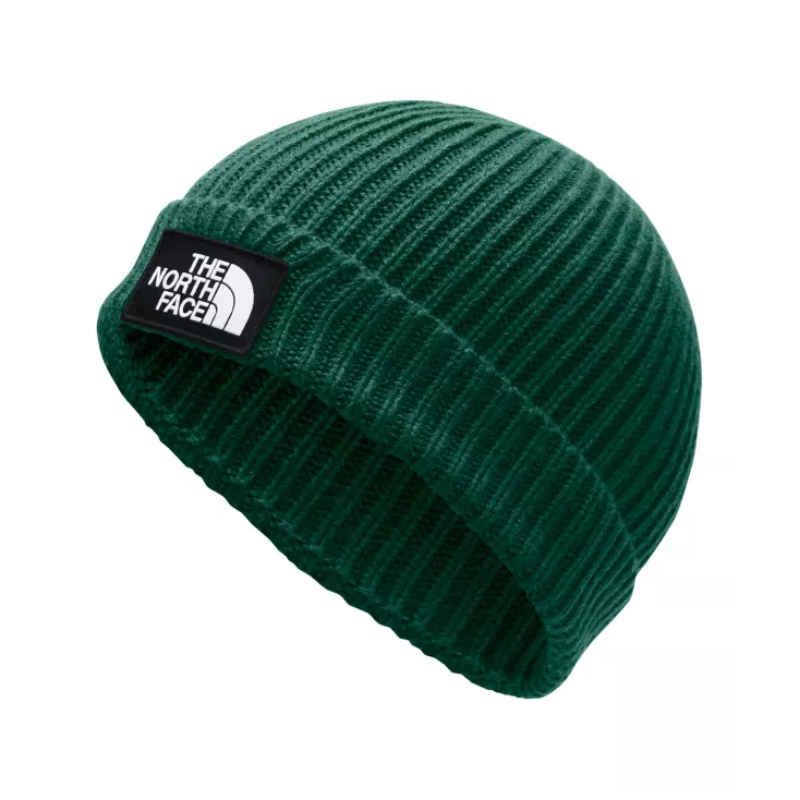 north face green beanie