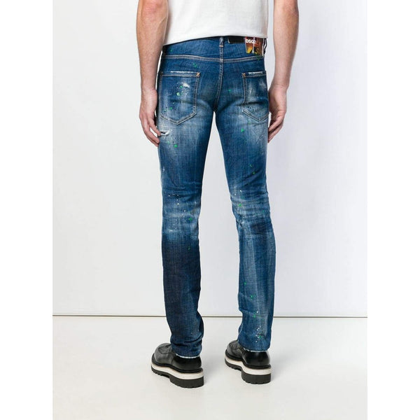 DSQUARED2 5 Pocket Distressed Jeans, Blue – OZNICO