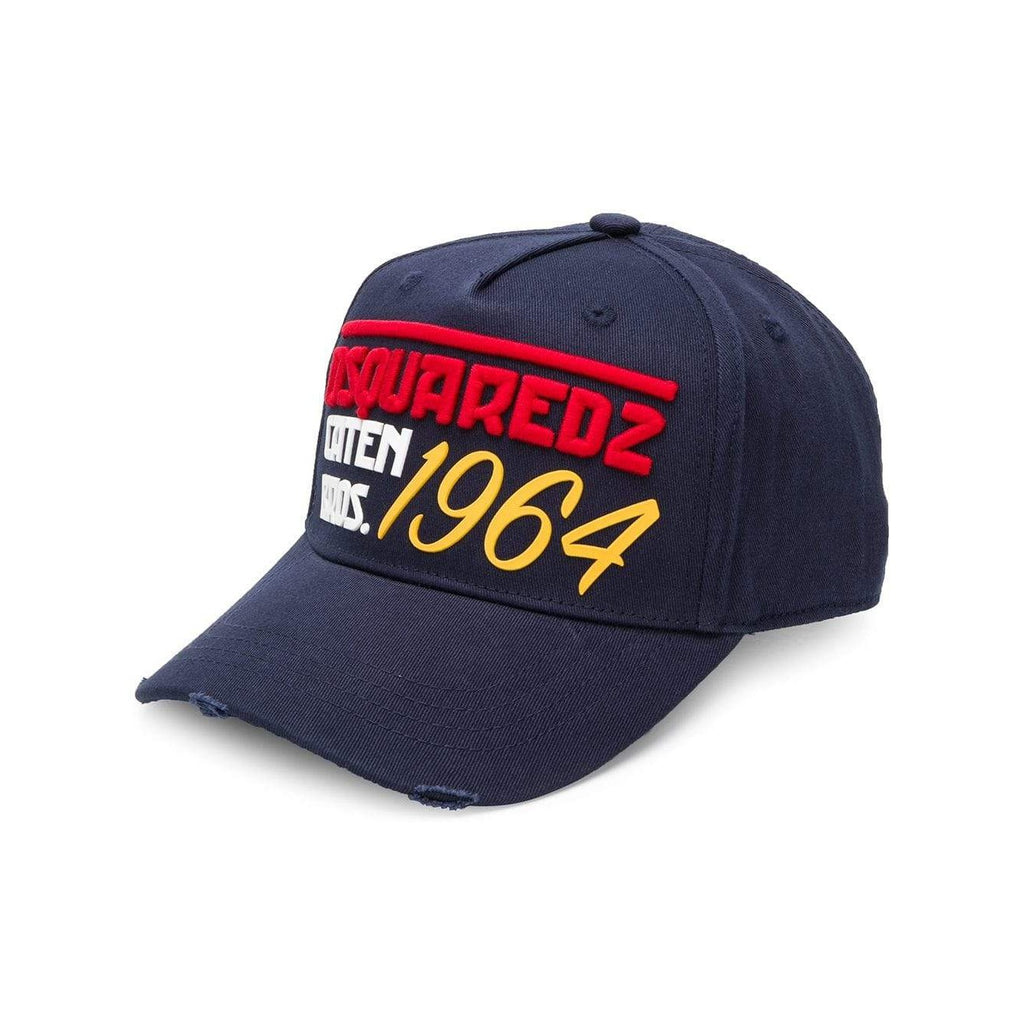 gemak zwaan Het eens zijn met DSQUARED2 Embroidered Logo Baseball Cap, Navy – OZNICO