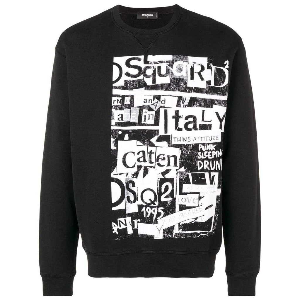 white dsquared sweatshirt