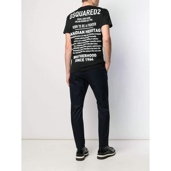 dsquared2 printed t shirt