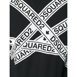 dsquared2 logo tape sweatshirt