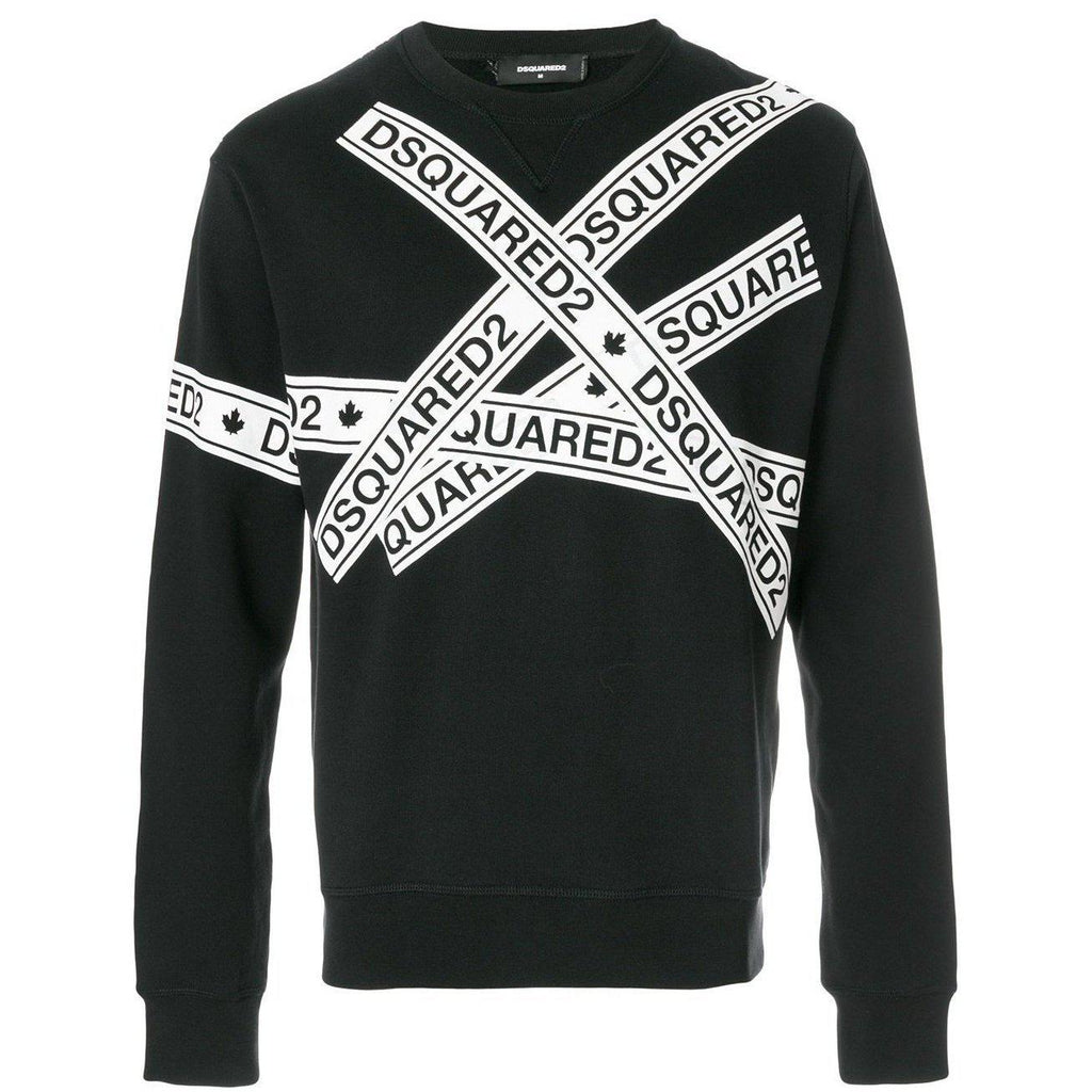 dsquared2 black sweatshirt