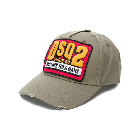 khaki dsquared hat