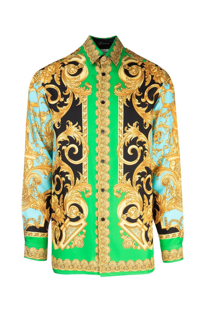 versace print blouse