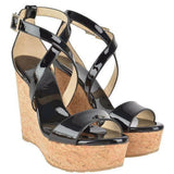 jimmy choo black wedge sandals