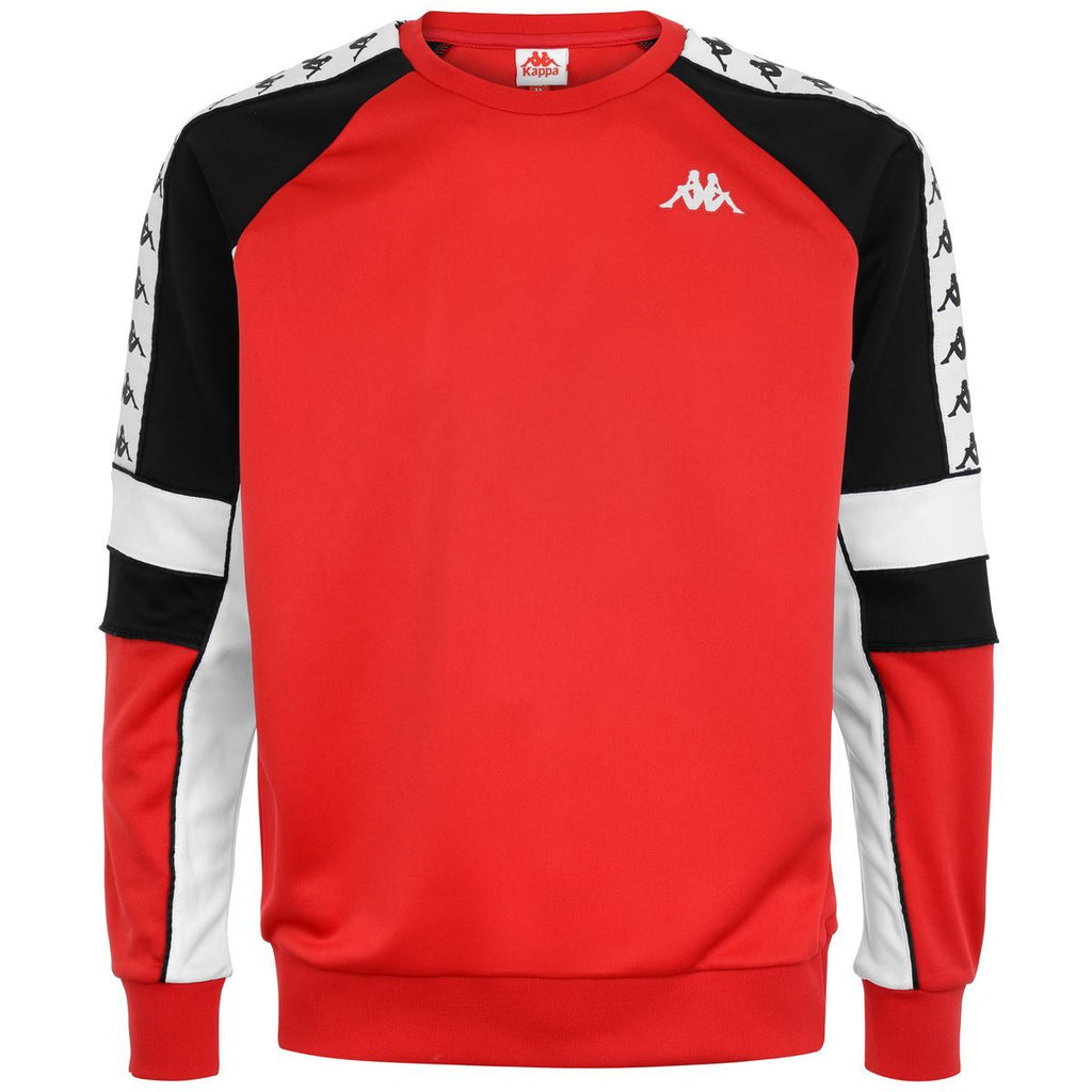 KAPPA 222 Banda Arlton Sweatshirt, Red/ Black/ White – OZNICO