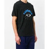 kenzo blue eye t shirt