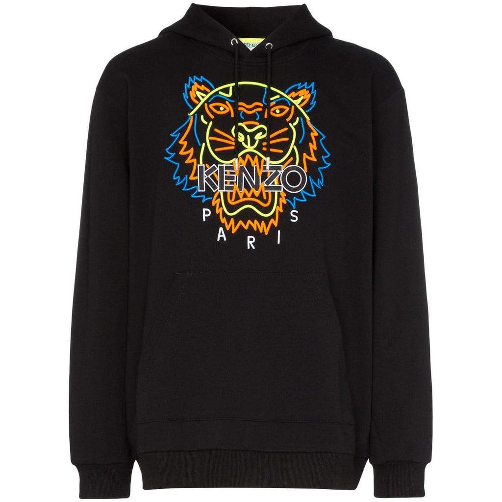 embroidered tiger hoodie