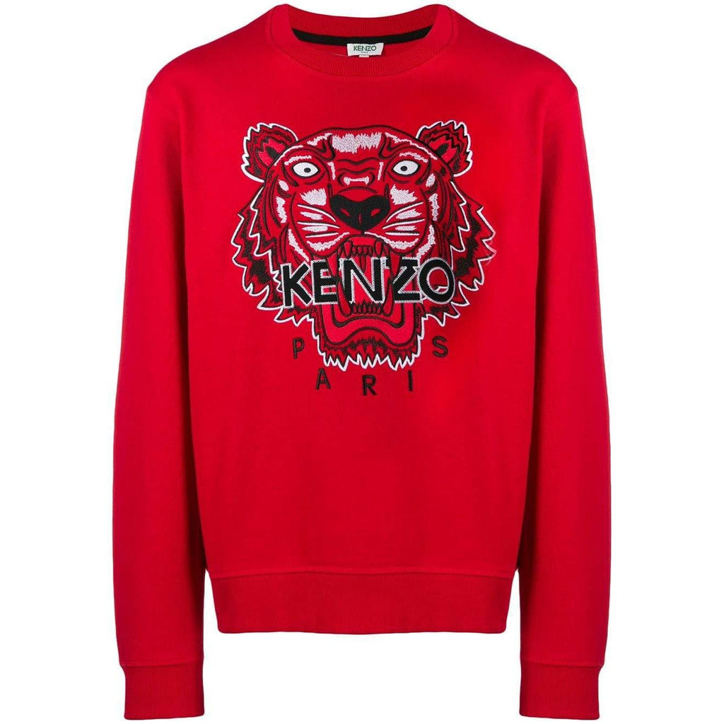 red kenzo sweater