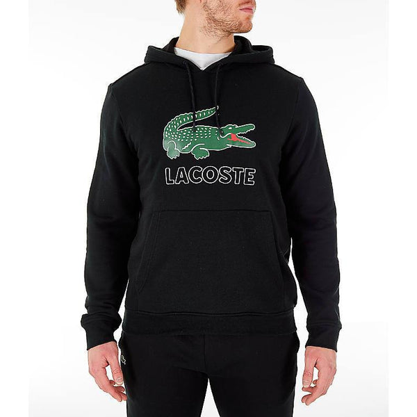 lacoste hoodie big logo