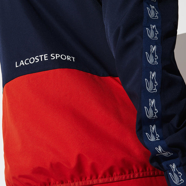 red white and blue lacoste sweater