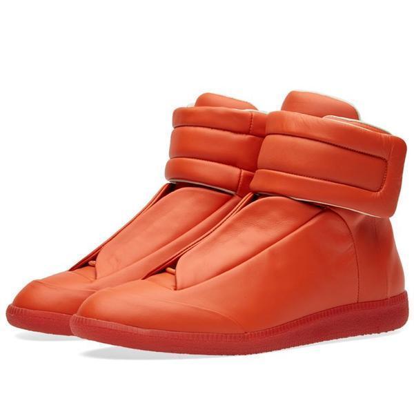 MAISON MARGIELA Men's Future Hi-Top Sneaker, Orange – OZNICO