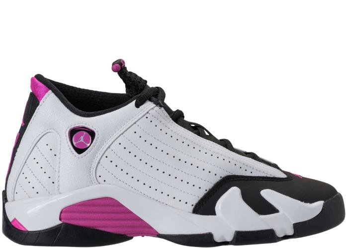 jordan 14 pink and grey