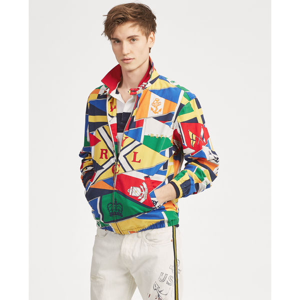 ralph lauren bayport graphic windbreaker