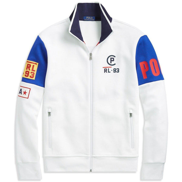 ralph lauren double knit track jacket