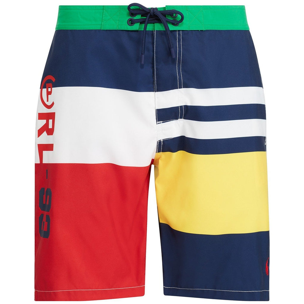 ralph lauren swim shorts stripe