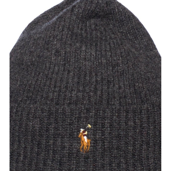 POLO RALPH LAUREN Signature Merino Cuff Hat, Grey – OZNICO