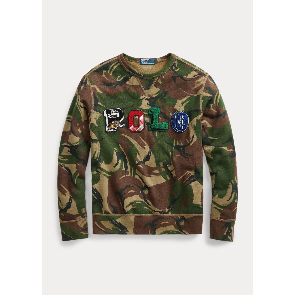 ralph lauren camo jumper