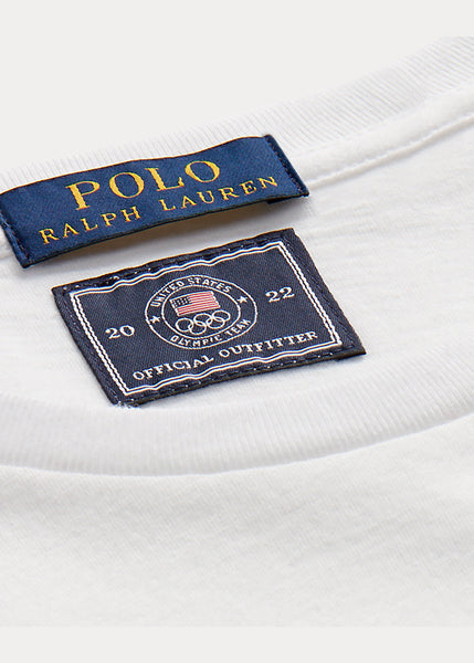 Polo Ralph Lauren Team USA Polo Bear T-Shirt, White – OZNICO