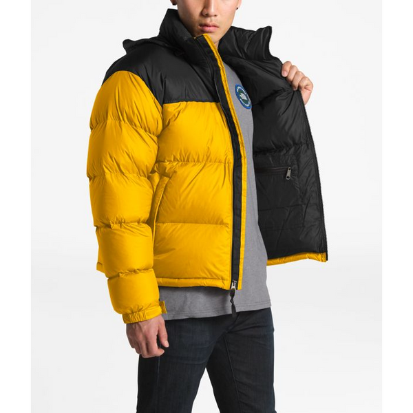 the north face 1996 retro nuptse yellow