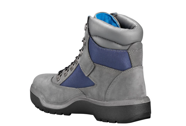 grey and blue timberlands